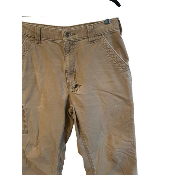 Carhartt Distressed Carpenter Pants 32X32 - Picture 3 of 6
